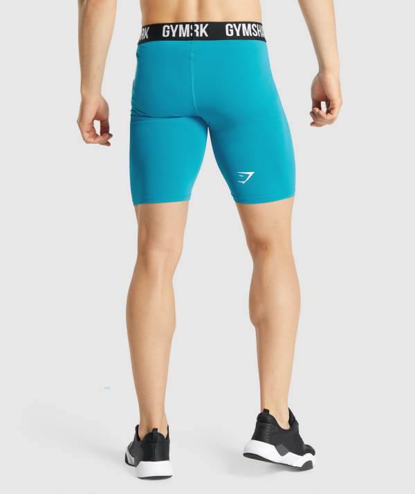 Panske Šortky Gymshark Element Baselayer Modre | JZ3086279
